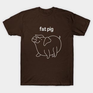 T-Shirt Design Animals Pig T-Shirt